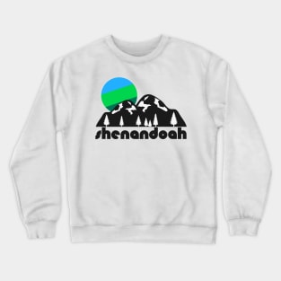 Retro Shenandoah ))(( Tourist Souvenir National Park Design Crewneck Sweatshirt